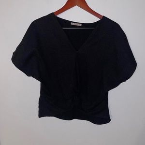 Zara black top size small